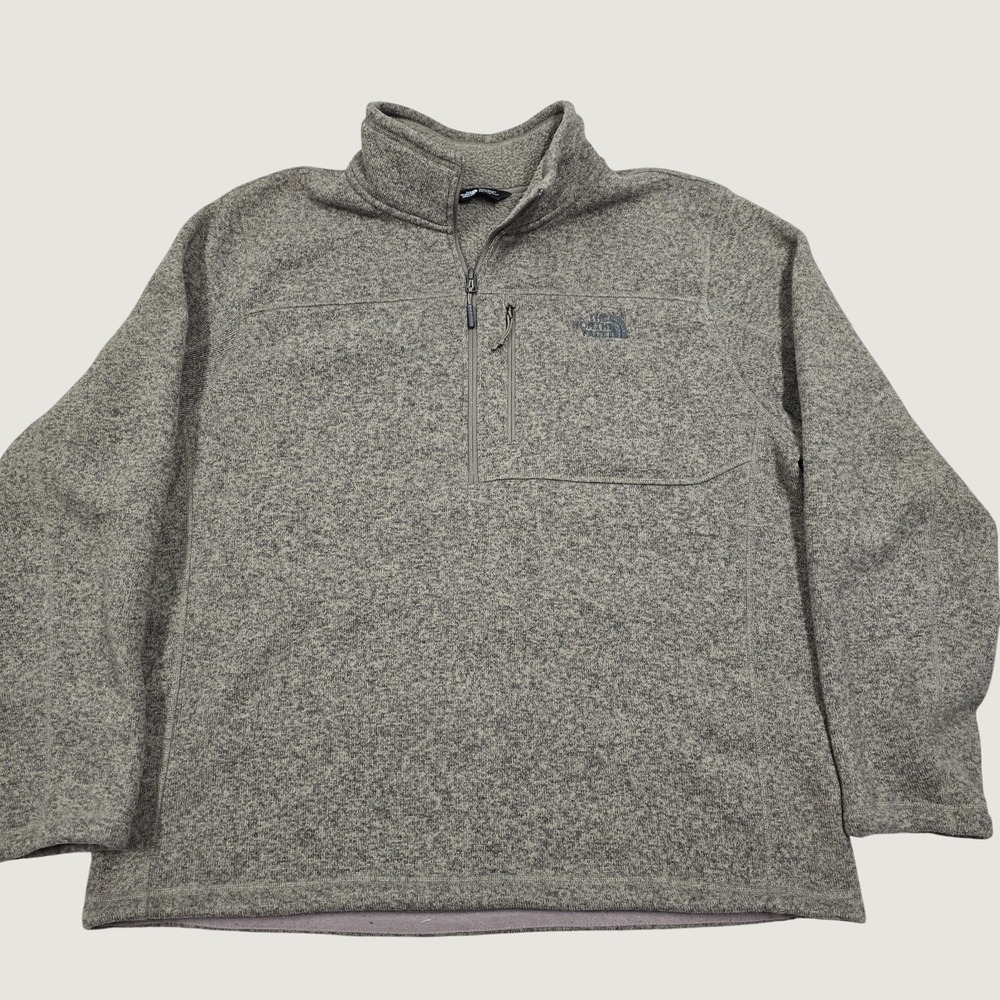 The North Face Gordon Lyons Pullover Mens XXL Green Quarter Zip Fleece Gorpcore